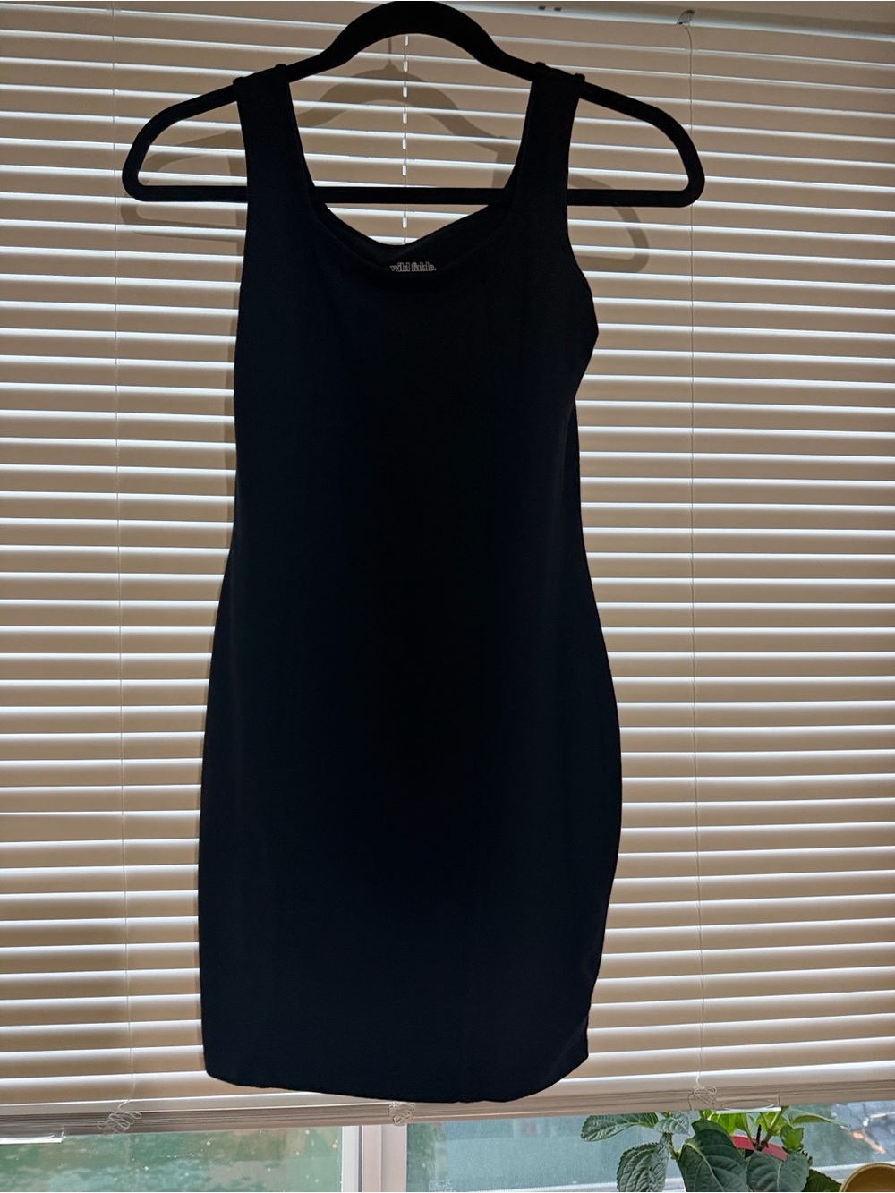 wild fable Black Sleeveless Mini Tank Dress